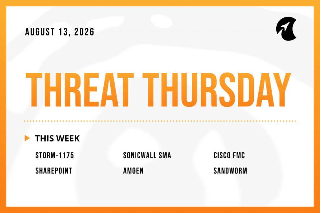 Threat Thursday: August 13th, 2026
