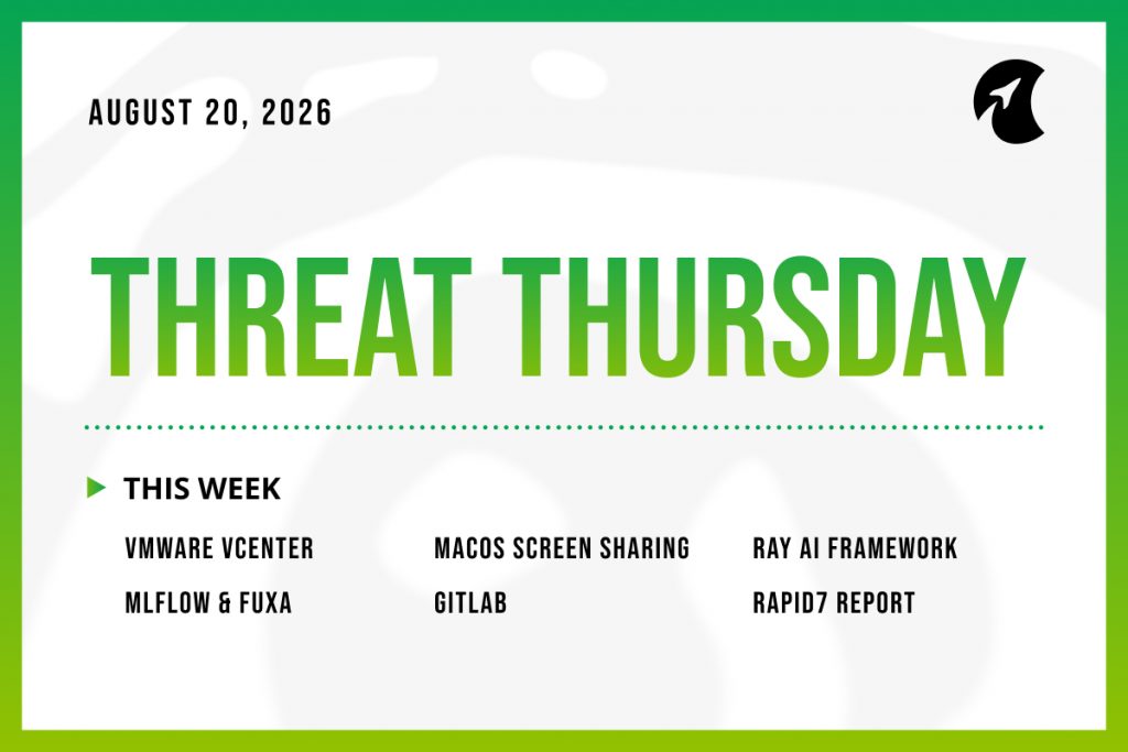 Threat Thursday: August 20th, 2026