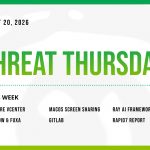 Threat Thursday: August 20th, 2026
